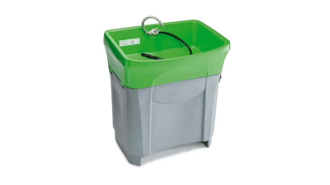 Bio-Circle GT Maxi är en robust smådelstvätt för industriella miljöer